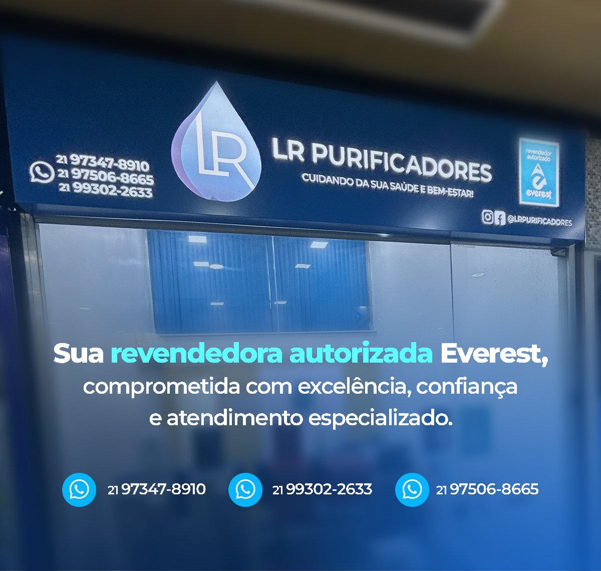 Água pura LR Purificadores